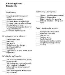 9 Sample Event Checklist Template Free Sample Example Format