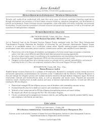 Hr Analyst Cover Letter Luxury Human Resources Resume Objective