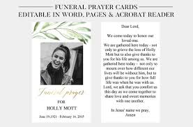 Funeral Prayer Cards Printable Funeral Cards Memorial Cards Funeral Religious Cards Memorial Prayer Card Template Word Pages Pdf
