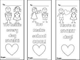Have fun with colouring and learn how to make these cute and. Valentine S Day Color Your Own Bookmark Freebie By Msjbird Tpt