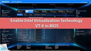 enable intel virtualization technology