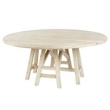Follow us through portland, or on our mission to quickly make a nice piece of. Alyssa Rustic Lodge Whitewashed Pine Wood Round Dining Table 71 D 79 D Kathy Kuo Home