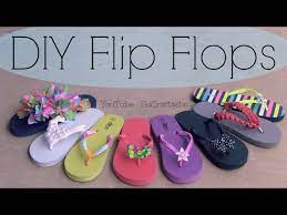 Nothing says fun in the sun, summer, and beach more than flip flops. How To Decorate Sandals For Summer Socraftastic Youtube