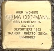 Stolpersteine NRW – Stolperstein Selma Coopmann | WDR