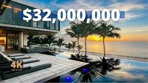tour a 32 000 000 beachfront mansion