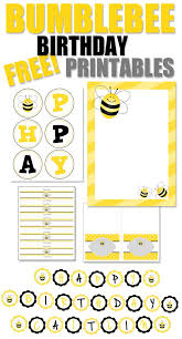 Bumblebee Birthday Party With Free Printables How To Nest