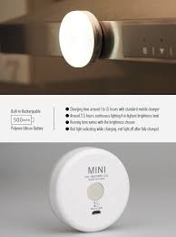 Rtsu Rechargeable Mini Touch Light Dimmable Magnetic Stick On Tap Push Novelty Light Led Nightlight Lamp Light Led Night Light Battery Operated Closet Lights