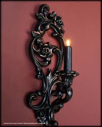 Victorian Gothic Wall Sconce Candle