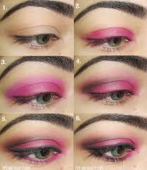 how to do a pink smokey eye makeup look