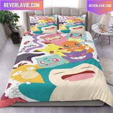 Pokemon Friends Comforter Bedding Set