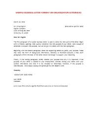 Format Of A Formal Business Letter Under Fontanacountryinn Com