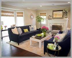 navy blue couch living room ideas