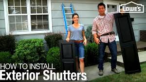 Record the narrowest width of the three. Choosing And Installing Exterior Shutters