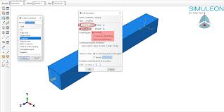 distributed coupling constraints in abaqus