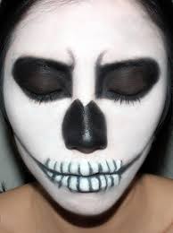 fotd halloween skeleton makeup look