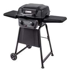 The cast iron retains heat well and can withstand hotter grill temperatures better. Classic Series 2 Burner Gas Grill Char Broil