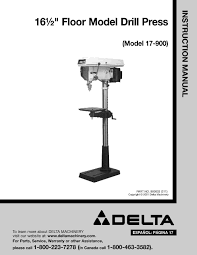 floor model drill press instruction