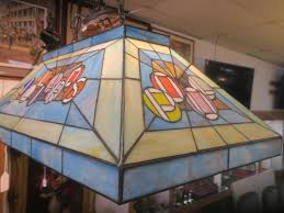 Stained Glass Billiards Table Light