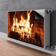 Decorative Radiator Mat Fireplace Fire