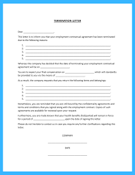 termination letter template what to