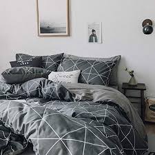 geometric printed bedding sets