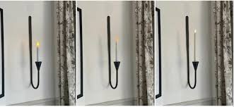 Taper Candle Wall Sconces And Flameless