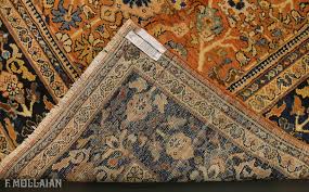 semi antique persian mahal carpet n