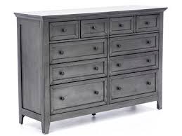 san mateo grey three drawer nightstand
