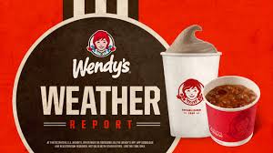 Watch for the Wendy's Game Day Weather Report and score an in-app offer for  a free small frosty or small chili