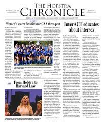 The Hofstra Chronicle October 29 2019 By The Hofstra
