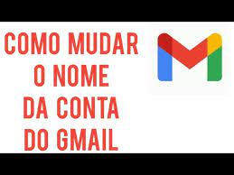 nome da conta do gmail pelo celular