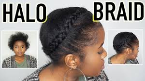 46 braid styles for black women we absolutely love. How To Do A Realistic Halo Braid On Short 4c Natural Hair Mona B Youtube