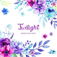 Check spelling or type a new query. Watercolor Clipart Twilight Blue And Purple Flowers Ultra Violet Corner Croft