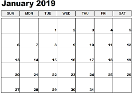 Some calendars are wholly editable. January 2019 Printable Calendar January 2019 Calendar Templatesjanuary 2019 Calenda Printable Calendar July Calendar Printables January 2018 Calendar Printable