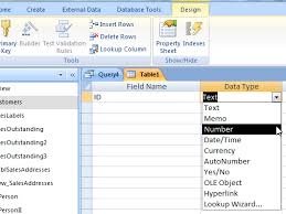 ms access using dao creating tables