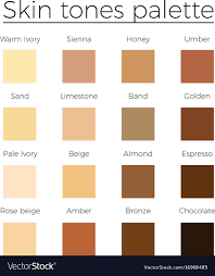 Skin Tones Color Palette