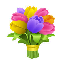 Bouquet Icon im Emoji Stil
