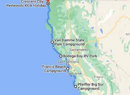 northern california beach cing big