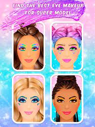 eye makeup beauty game on the app