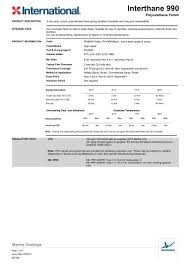 Interthane 990 Data Sheet International Marine Pdf