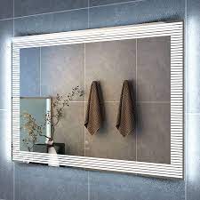 your bathroom with frameless mirrors
