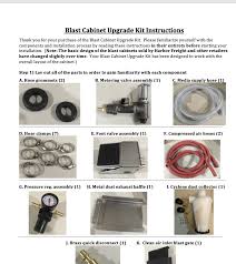 ultimate blast cabinet upgrade kit