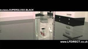 elesgo black high gloss laminate floor