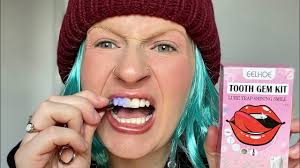 trying amazon diy tooth gem kit you