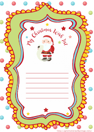 Christmas Wish List Printable Kat Balog