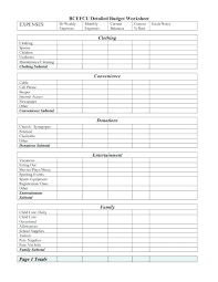 Budget Spreadsheet Excel Template Sample Business Expense