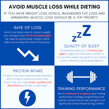 how to avoid muscle loss while ting