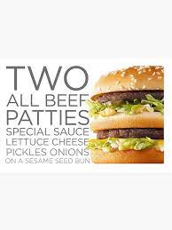 Two All Beef Patties Special Sauce Lettuce gambar png