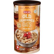 h e b old fashioned oats oatmeal