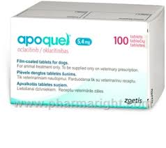 Apoquel Oclacitinib 5 4mg 100 Tablets Pack